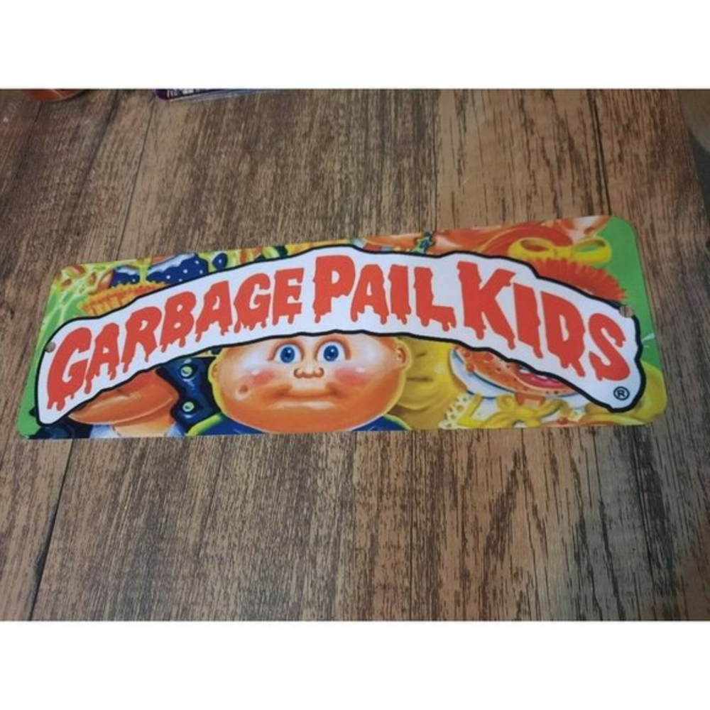 GPK Garbage Pail Kids Banner Marquee 4x12 Metal Wall Sign